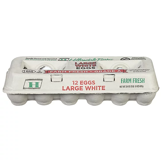 Large White Eggs