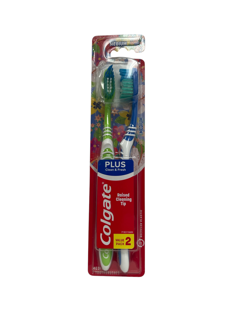 Plus Clean & Fresh Toothbrushes (2 pack)