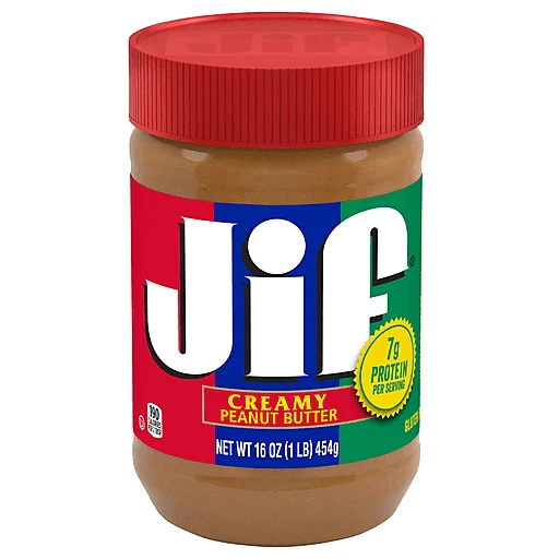 JIF Peanut Butter, Creamy 16oz